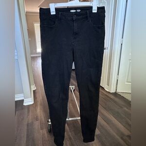 Old Navy Rockstar Super Skinny Black Women's Jeans